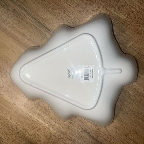 Spode "Christmas‎ Tree" Pattern 12" Christmas Tree Shaped Serving Bowl $100 msrp - Picture 6 of 11